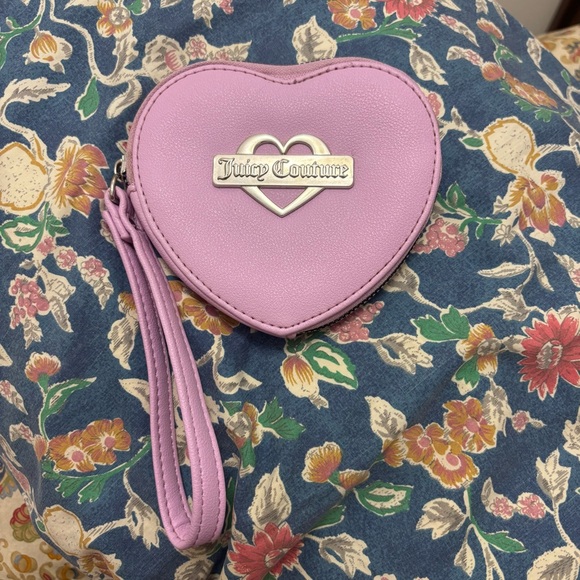 Juicy Couture Pink Heart Wristlet - Picture 6 of 6